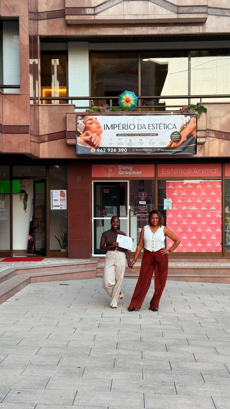 Fachada do Império da Estética, em Águeda